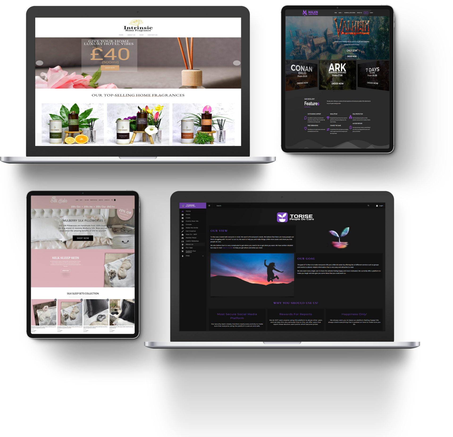 malkn website design experience